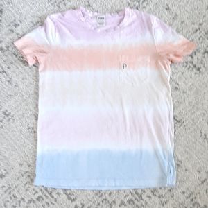 VS PINK Tie Die Tshirt Size S